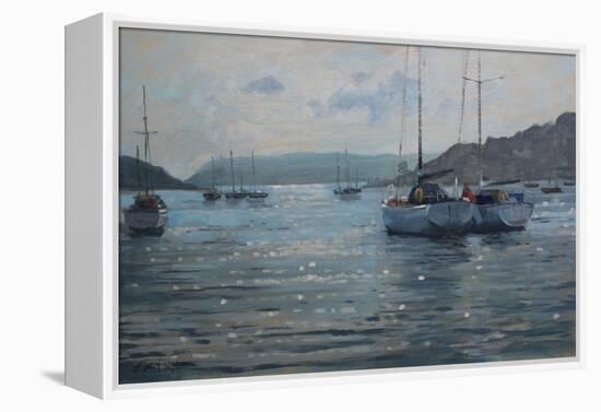 Boats-Jennifer Wright-Framed Premier Image Canvas