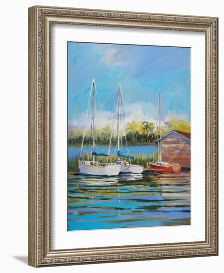 Boats-Jane Slivka-Framed Art Print