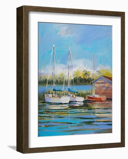 Boats-Jane Slivka-Framed Art Print