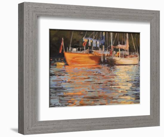 Boats-Jennifer Wright-Framed Giclee Print