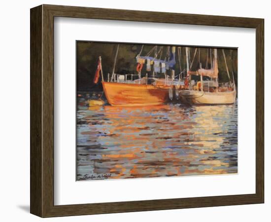 Boats-Jennifer Wright-Framed Giclee Print