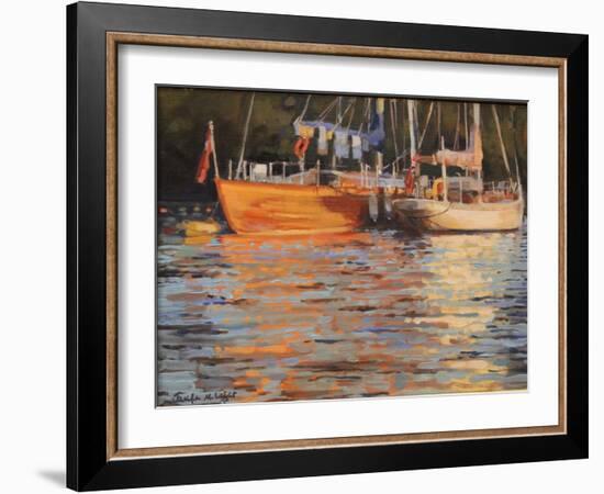 Boats-Jennifer Wright-Framed Giclee Print