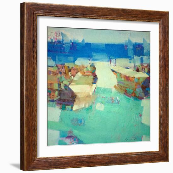 Boats-Vahe Yeremyan-Framed Art Print