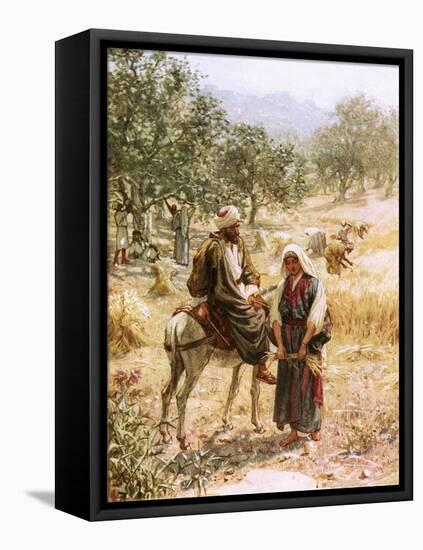 Boaz and Ruth-William Brassey Hole-Framed Premier Image Canvas