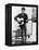 Bob Dylan Playing Guitar and Harmonica into Microphone. 1965-null-Framed Stretched Canvas