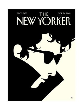 Bob Dylan The New Yorker Cover October 24 2016 Premium Giclee Print Malika Favre Art Com