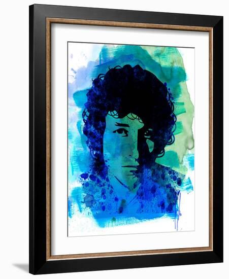 Bob Dylan Watercolor-Nelly Glenn-Framed Art Print