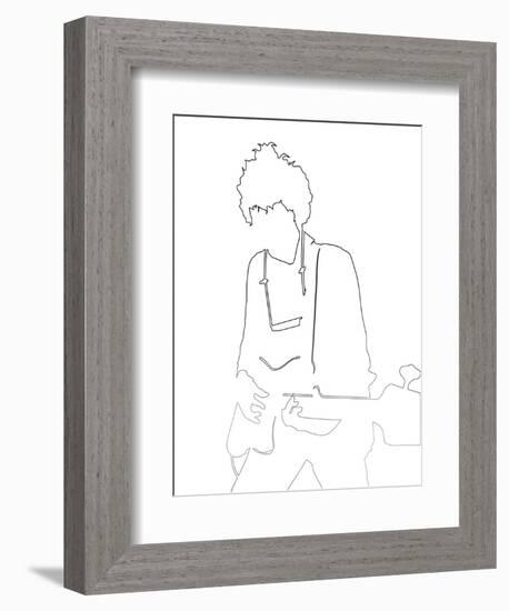 Bob Dylan-Logan Huxley-Framed Art Print