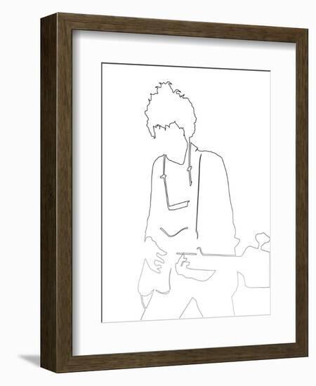 Bob Dylan-Logan Huxley-Framed Art Print