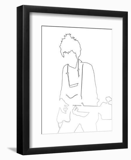 Bob Dylan-Logan Huxley-Framed Art Print