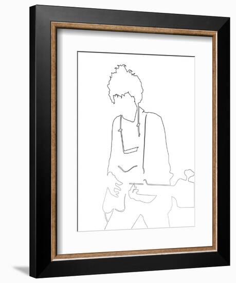 Bob Dylan-Logan Huxley-Framed Art Print