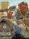 Grist Mill in Fall-Bob Fair-Giclee Print