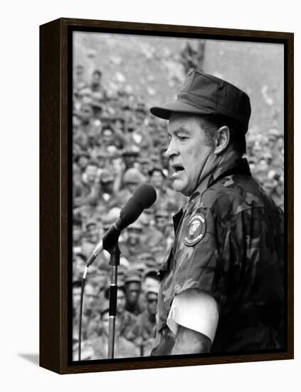 Bob Hope, Entertaining the Troops in Vietnam, ca. Late 1960s-null-Framed Stretched Canvas