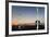 Bob Kerrey Pedestrian Bridge, Missouri River, Omaha, Nebraska, USA-Walter Bibikow-Framed Photographic Print