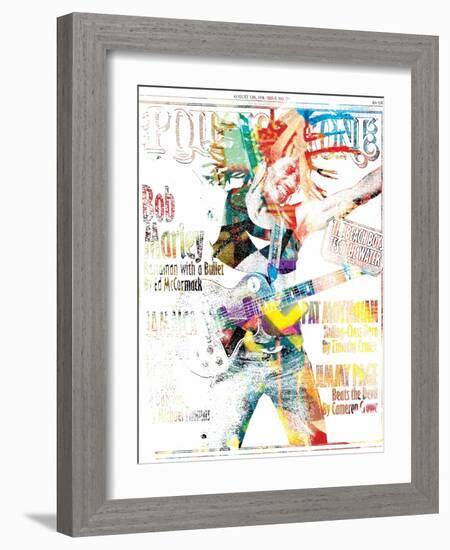 Bob Marley Issue 76 Annimo-null-Framed Art Print