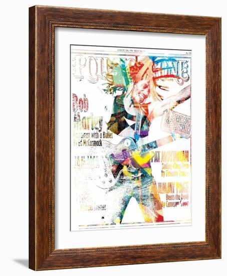 Bob Marley Issue 76 Annimo-null-Framed Art Print