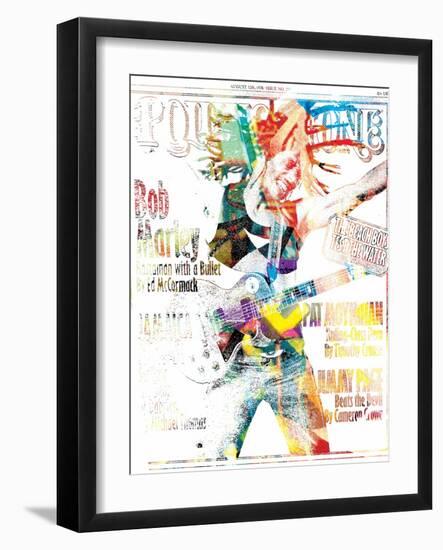 Bob Marley Issue 76 Annimo-null-Framed Art Print