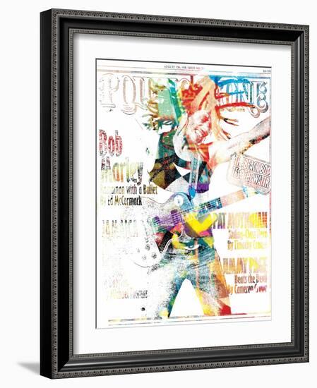 Bob Marley Issue 76 Annimo-null-Framed Art Print