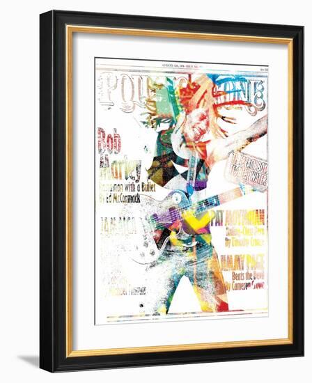 Bob Marley Issue 76 Annimo-null-Framed Art Print