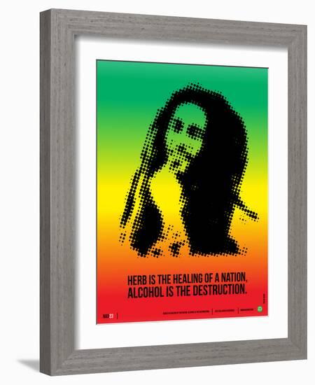 Bob Marley Poster-NaxArt-Framed Premium Giclee Print