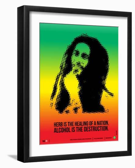 Bob Marley Poster-NaxArt-Framed Premium Giclee Print