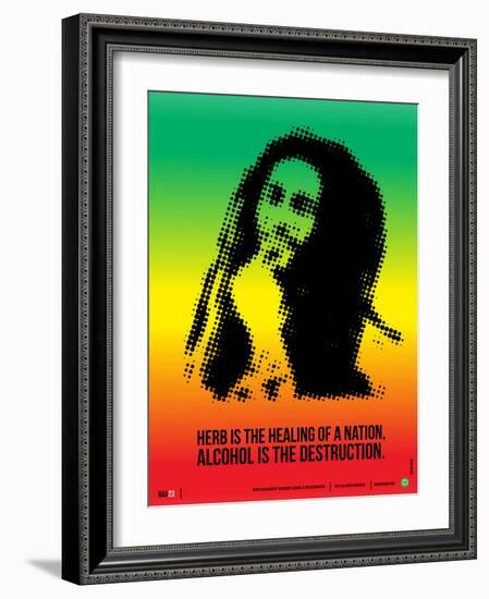 Bob Marley Poster-NaxArt-Framed Premium Giclee Print