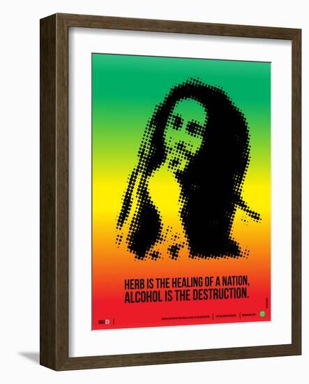 Bob Marley Poster-NaxArt-Framed Art Print