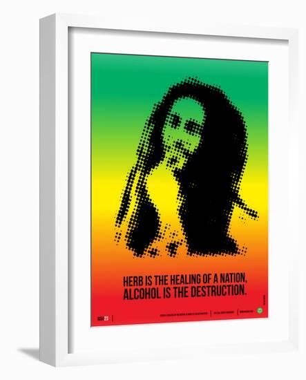 Bob Marley Poster-NaxArt-Framed Art Print