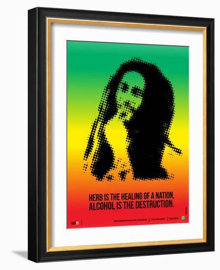 Bob Marley Poster-NaxArt-Framed Art Print