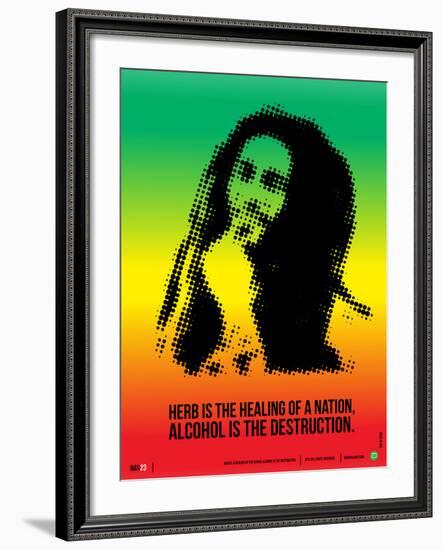 Bob Marley Poster-NaxArt-Framed Art Print