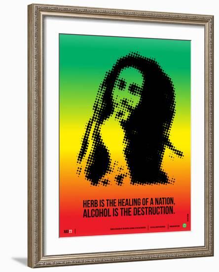 Bob Marley Poster-NaxArt-Framed Art Print