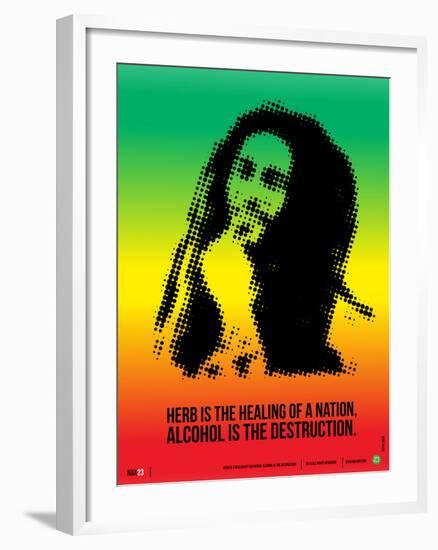 Bob Marley Poster-NaxArt-Framed Art Print