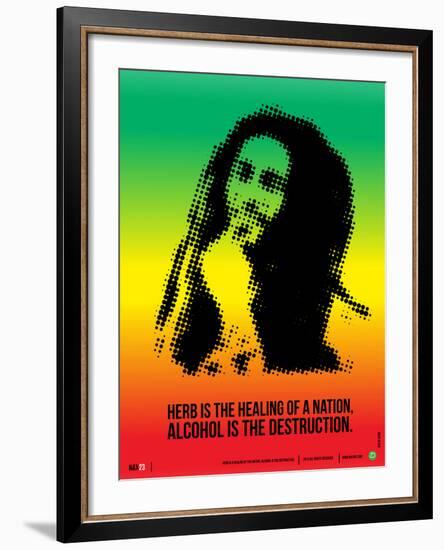 Bob Marley Poster-NaxArt-Framed Art Print