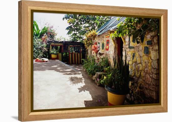 Bob Marley's House, Jamaica-null-Framed Premier Image Canvas