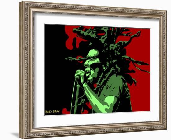 Bob Marley - Stir it Up-Emily Gray-Framed Premium Giclee Print