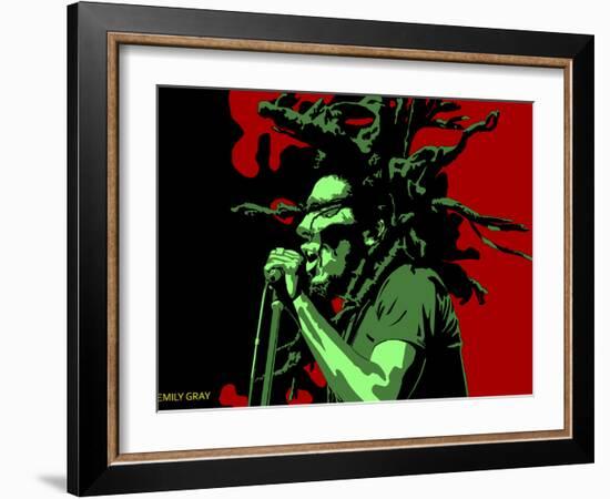 Bob Marley - Stir it Up-Emily Gray-Framed Premium Giclee Print