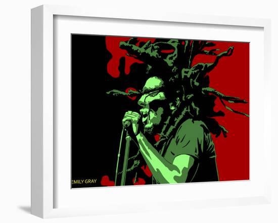 Bob Marley - Stir it Up-Emily Gray-Framed Premium Giclee Print