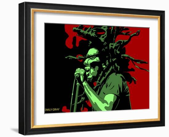 Bob Marley - Stir it Up-Emily Gray-Framed Premium Giclee Print