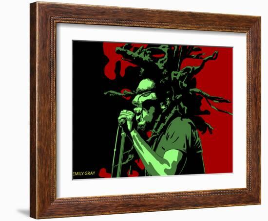 Bob Marley - Stir it Up-Emily Gray-Framed Giclee Print