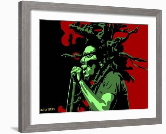 Bob Marley - Stir it Up-Emily Gray-Framed Giclee Print