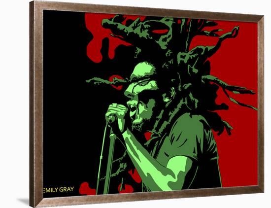 Bob Marley - Stir it Up-Emily Gray-Framed Giclee Print