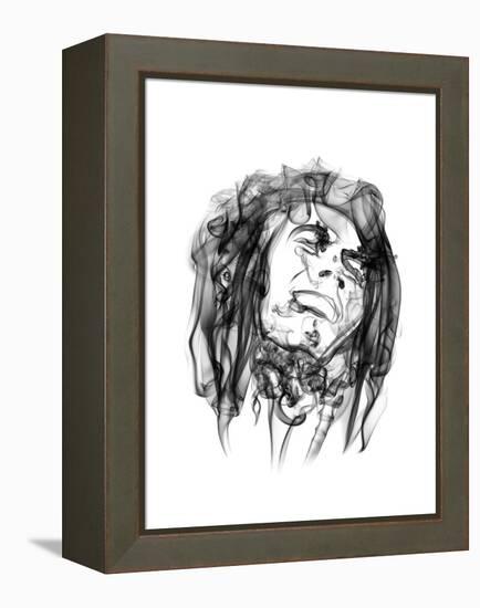 Bob Marley-Octavian Mielu-Framed Stretched Canvas