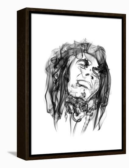 Bob Marley-Octavian Mielu-Framed Stretched Canvas