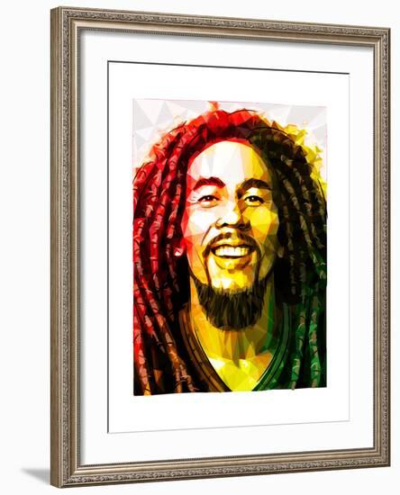 Bob Marley-Enrico Varrasso-Framed Art Print