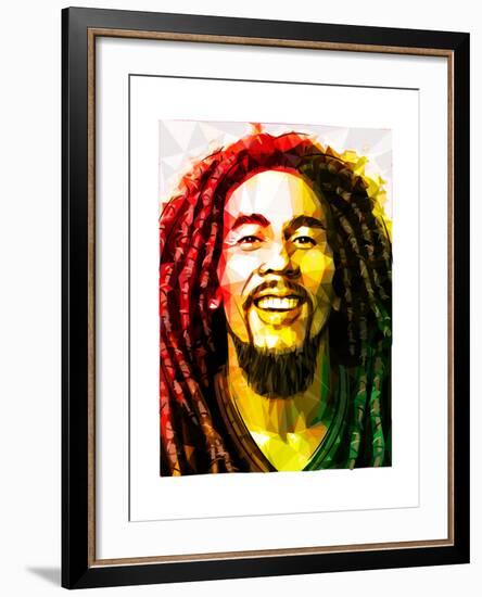 Bob Marley-Enrico Varrasso-Framed Art Print