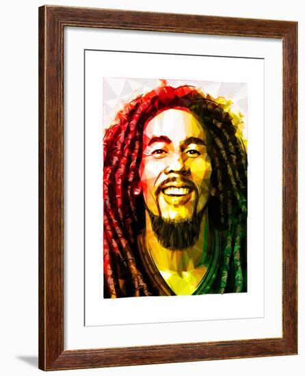 Bob Marley-Enrico Varrasso-Framed Art Print