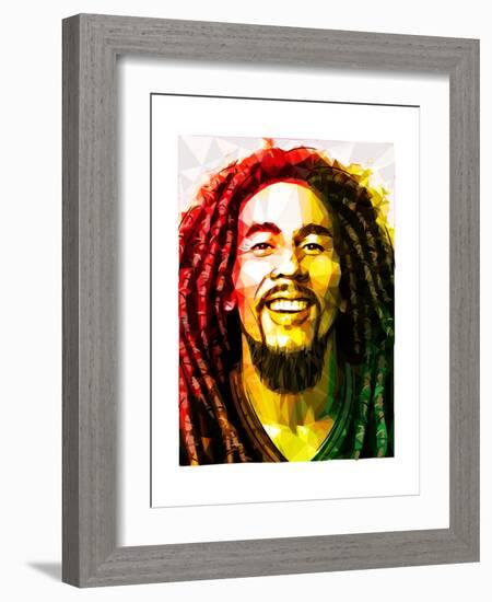 Bob Marley-Enrico Varrasso-Framed Premium Giclee Print