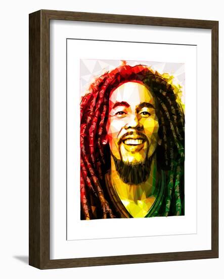 Bob Marley-Enrico Varrasso-Framed Premium Giclee Print