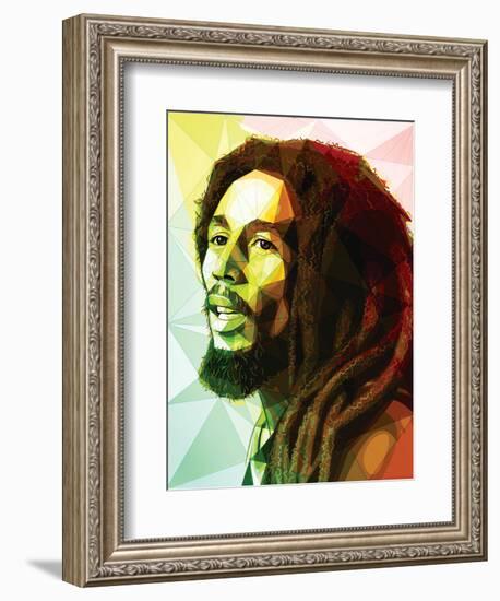 Bob Marley-Enrico Varrasso-Framed Art Print