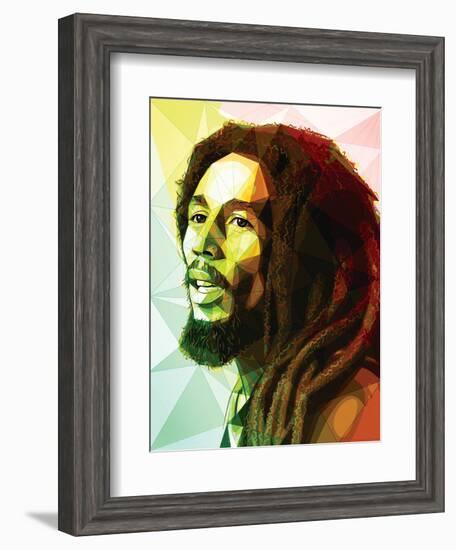 Bob Marley-Enrico Varrasso-Framed Art Print